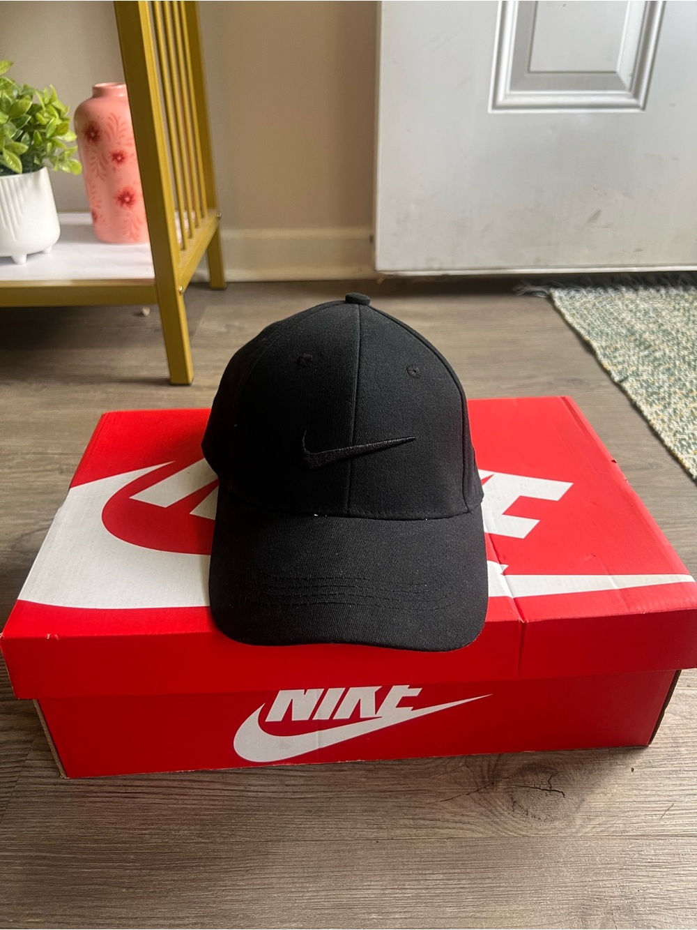 Vintage Nike Men’s Trucker Hat All Black One Size